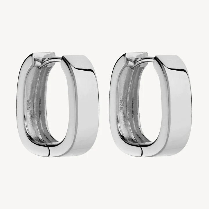 Elysium Silver Hoops main image 0