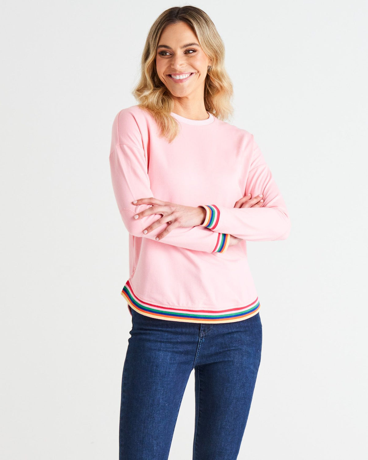 Lucy French Terry Pink Sweat
