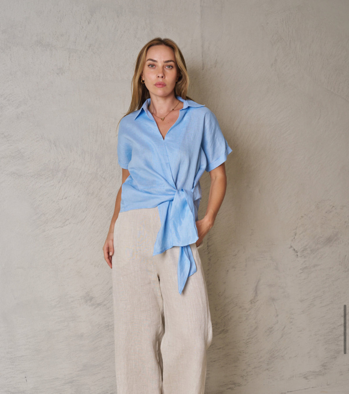 Blue Baker Tie Shirt