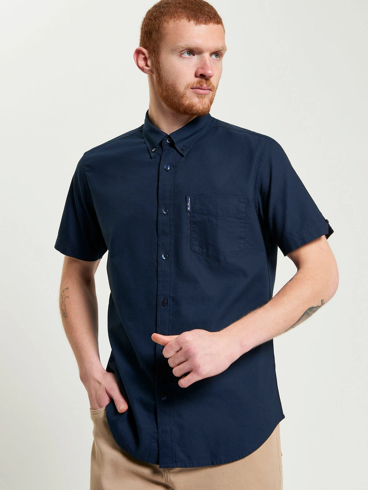 Ben Sherman Navy Oxford Shirt