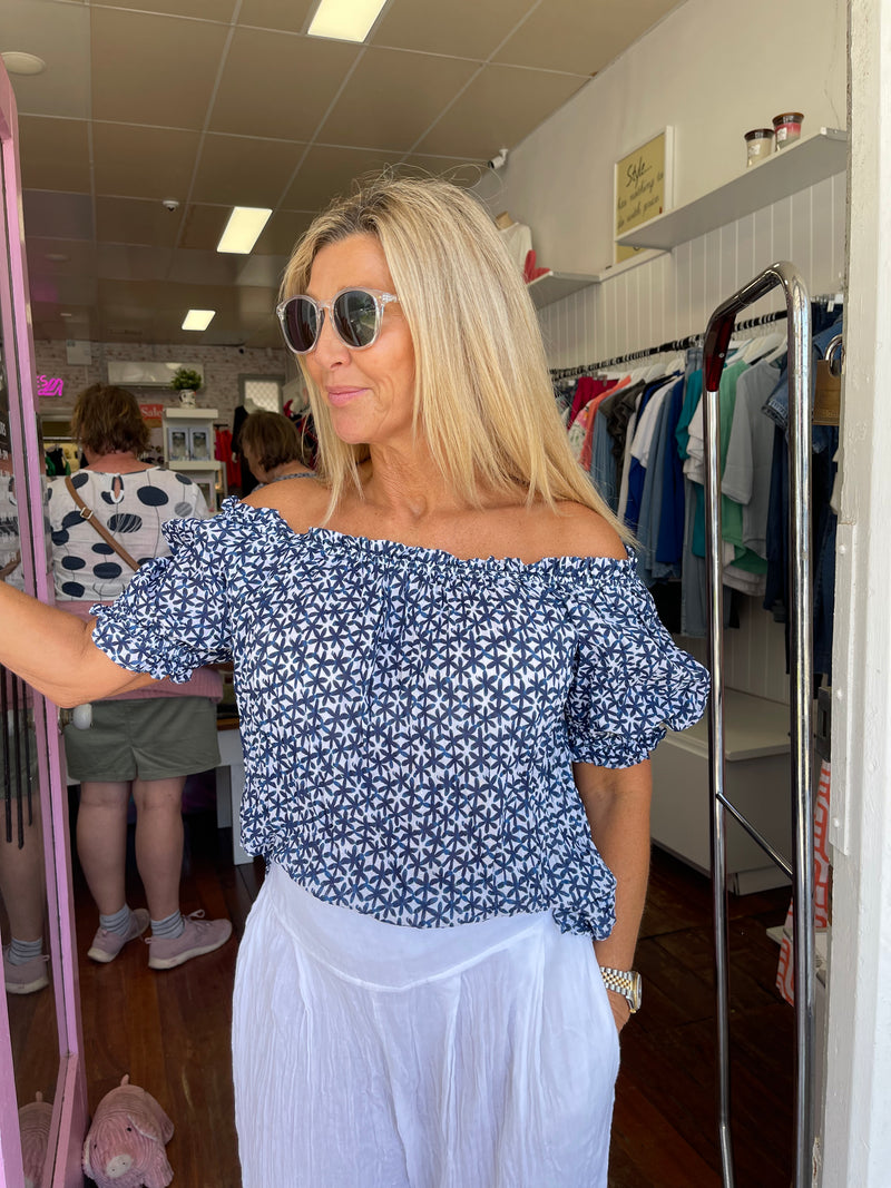 Nora Starfish Ink Top