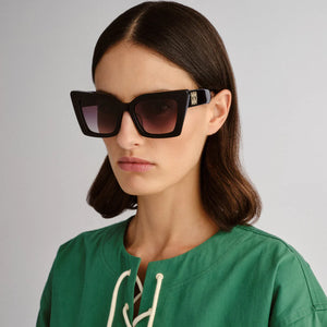 Oroton Ember Black Sunglasses