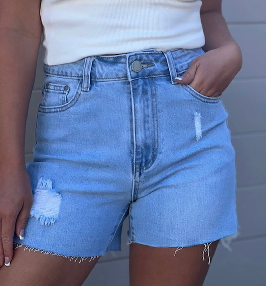 Holiday Light Blue Short