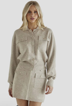 Baldwin Knit Jacket oatmeal