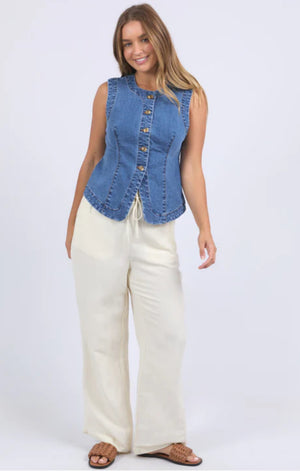 Abbott Vest Denim
