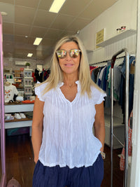 Natalie White Top