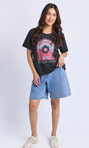 Nonchalant Tee Washed Black