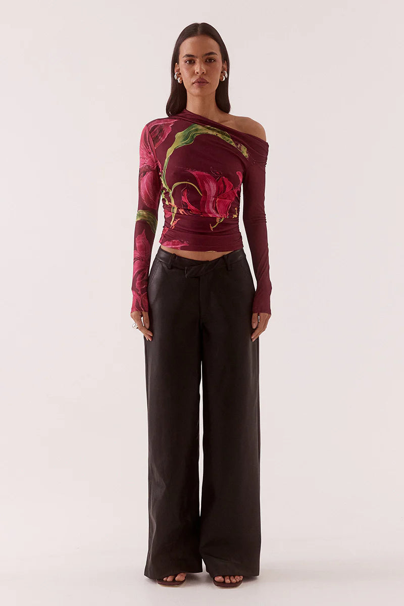 Sovere Azalea Long Sleeved Top Vino