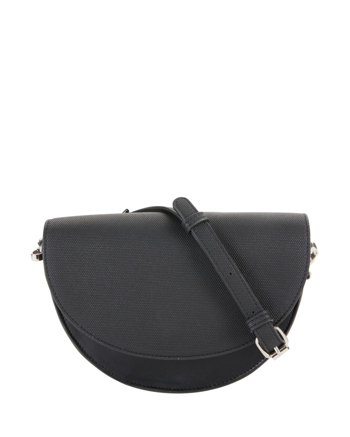 Layla Black Half Moon Bag