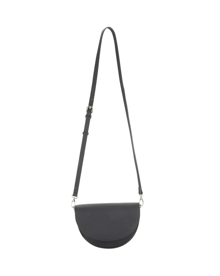 Layla Black Half Moon Bag