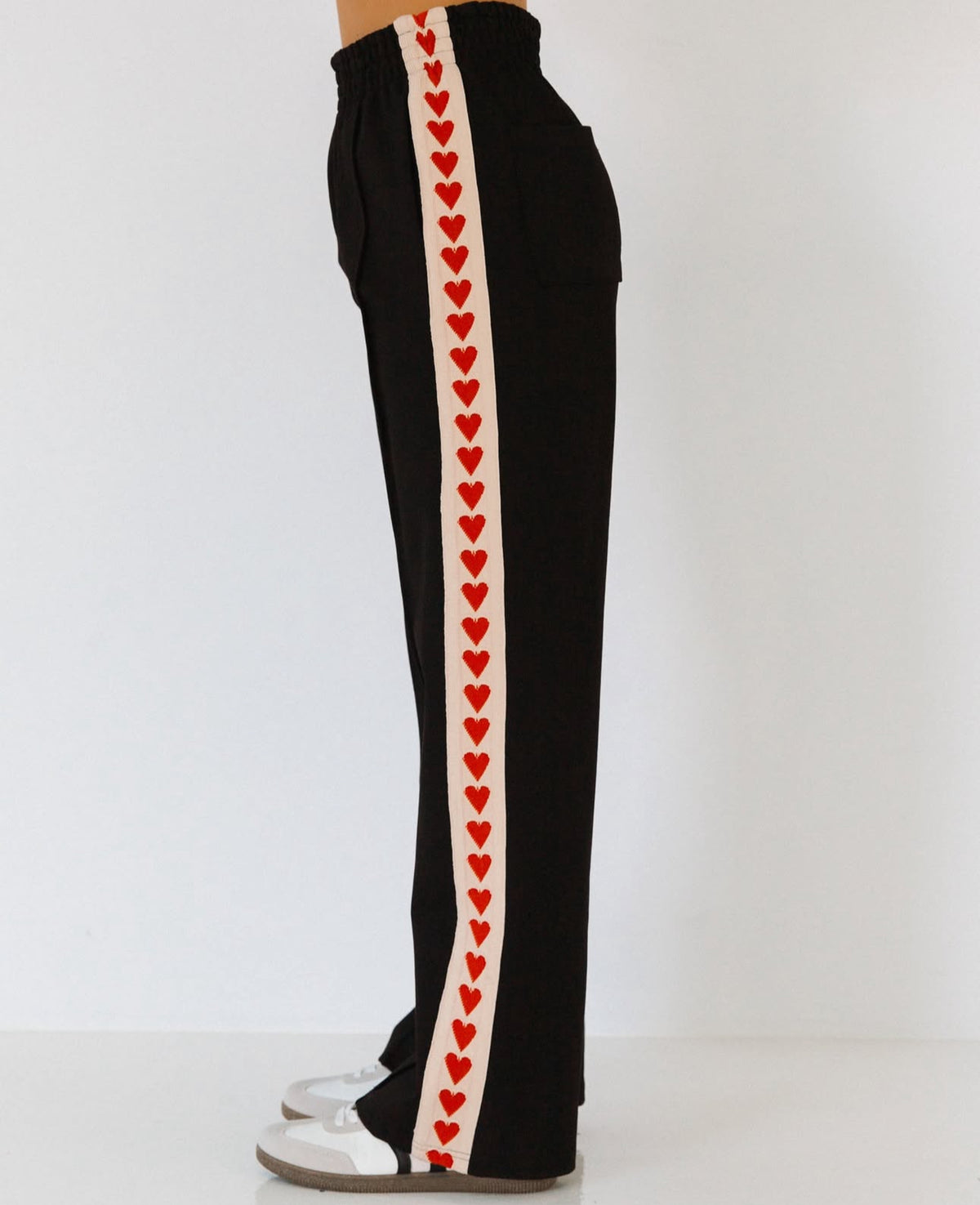 Heart Pant Black