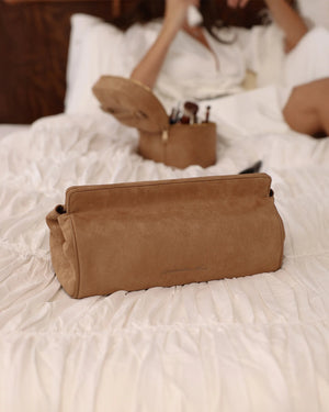 Louenhide Margot Hair Tool Travel Case Suedette Honey