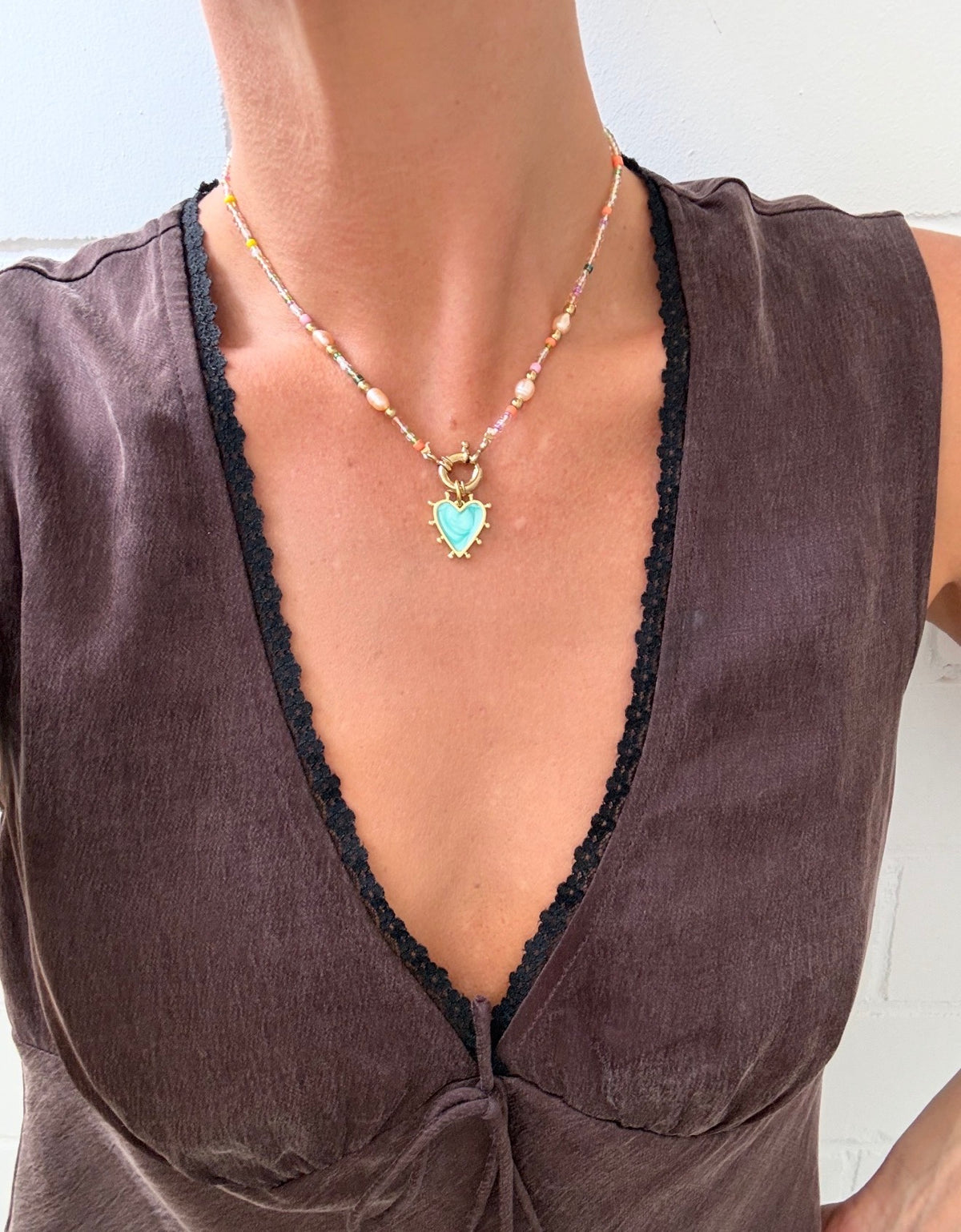 Piccolo Amore Necklace Aqua