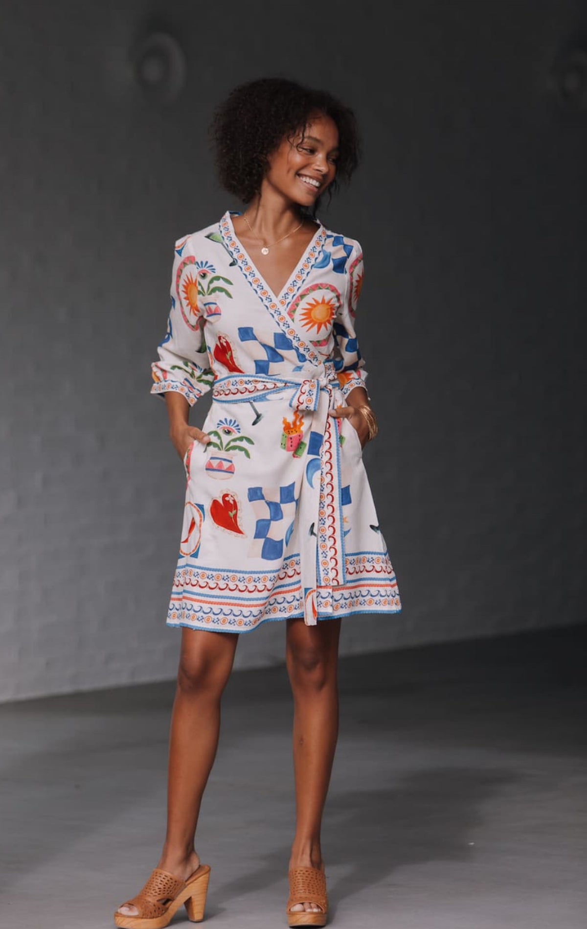 Spicy Margarita Wrap Dress