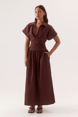 Sovere Lyra Dress Chocolate