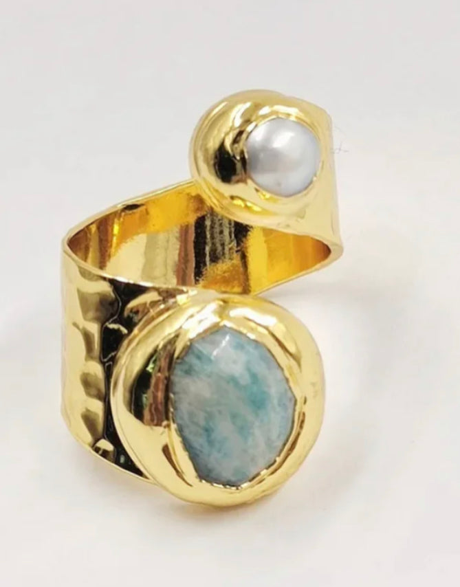 Freshwater Pearl Wrap Ring