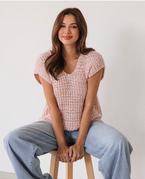 Relaxed Rose V Knit