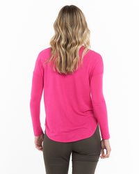 Polly Texture Cherry Pink Top