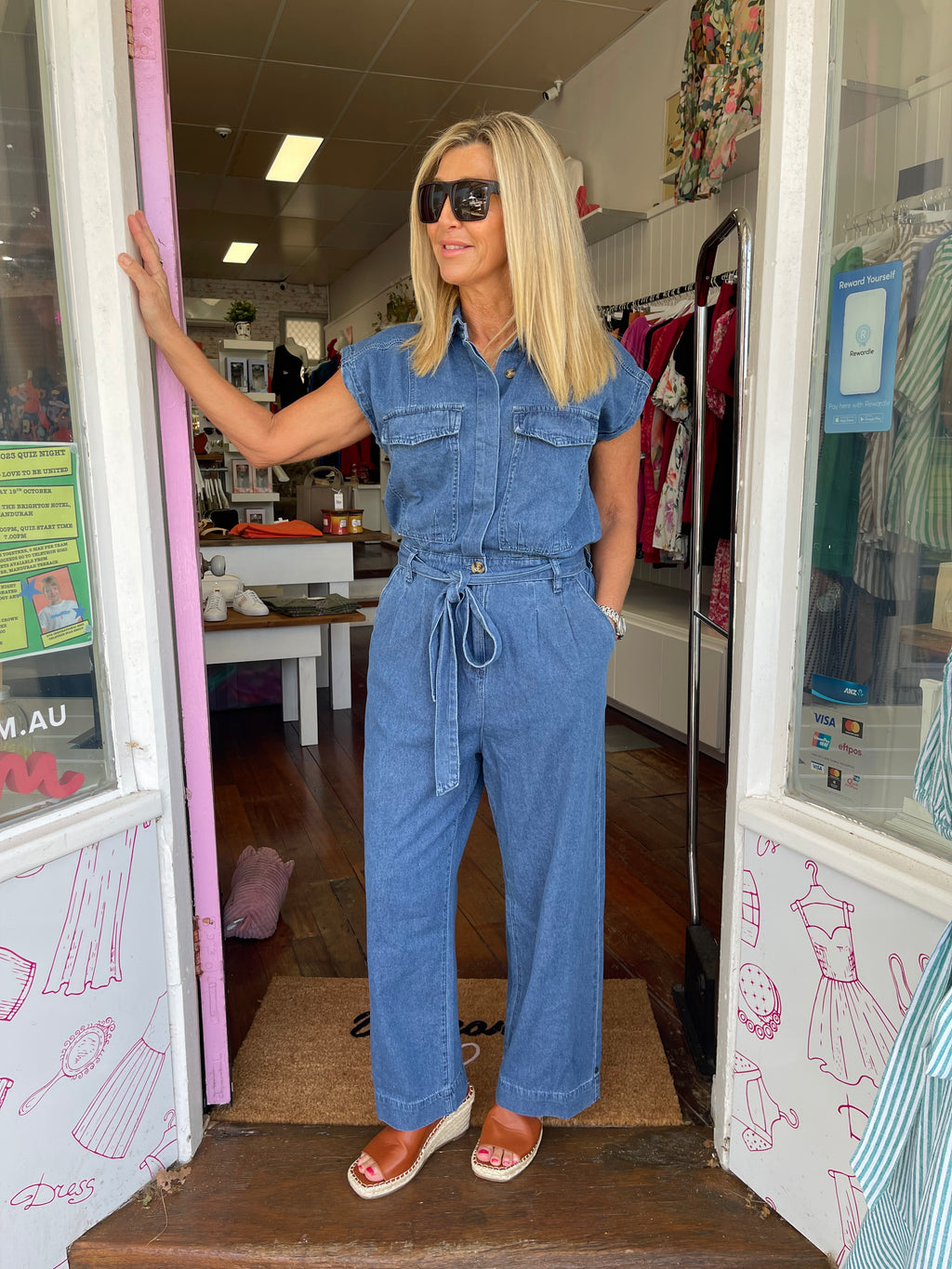 Frida Denim Jumpsuit