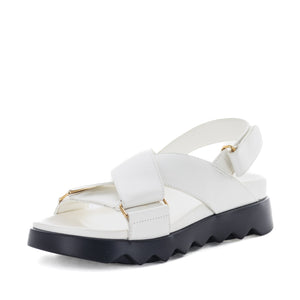Sondra White Sandal