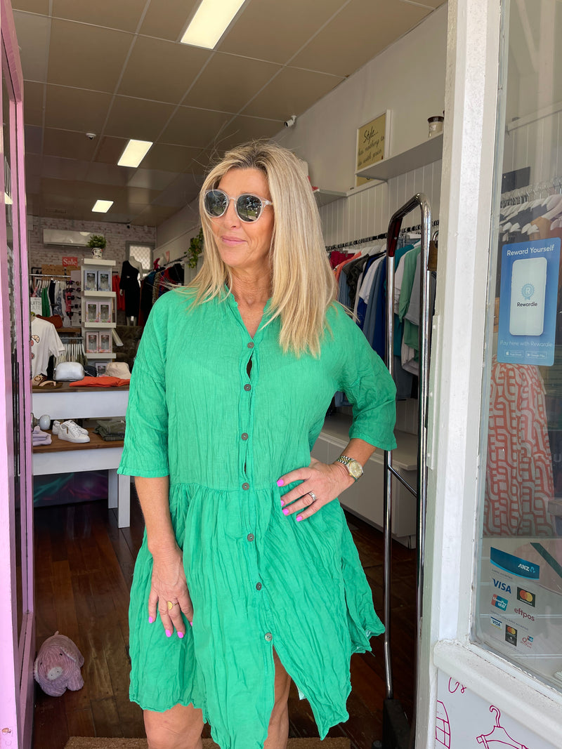 Nia Emerald Dress