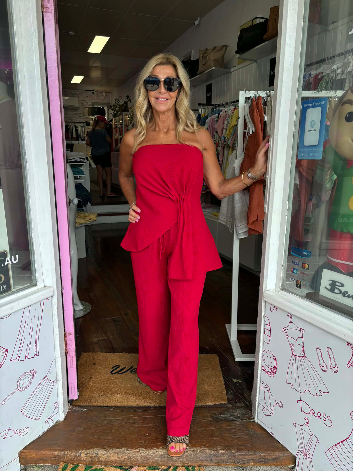 Sovere Aine Raspberry Pants