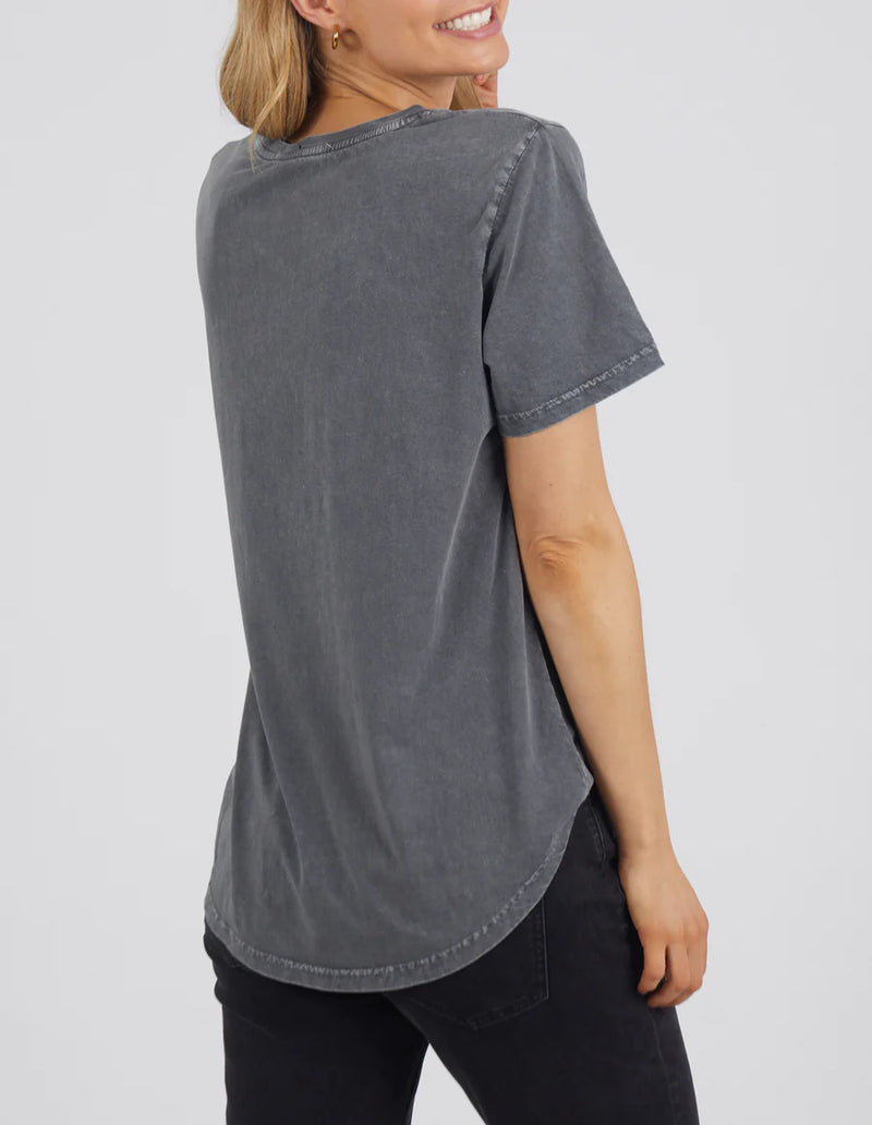 Bouquet Tee Washed Black