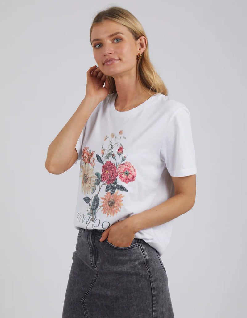 Bouquet Tee White