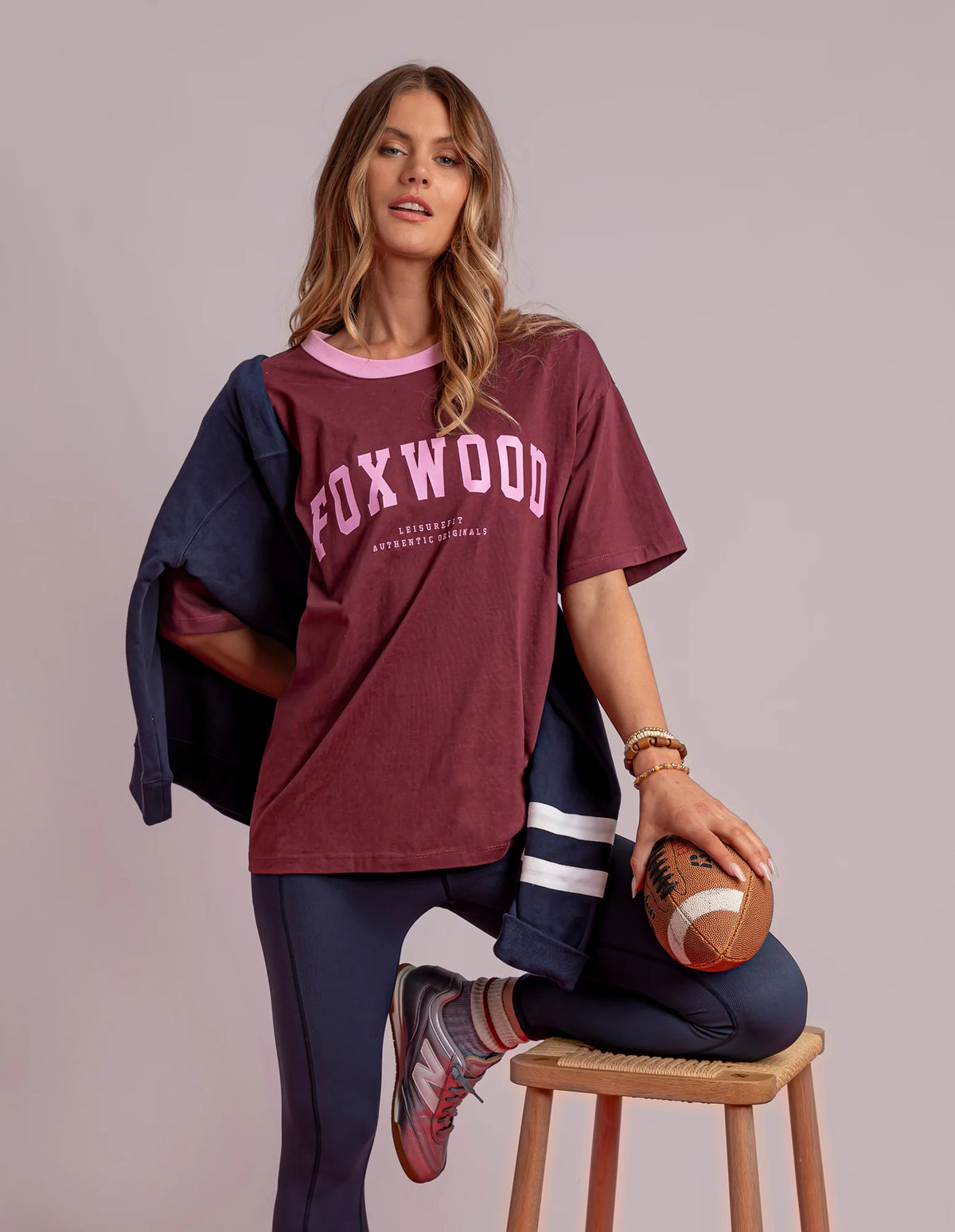 Foxwood Intention Contrast Tee Port
