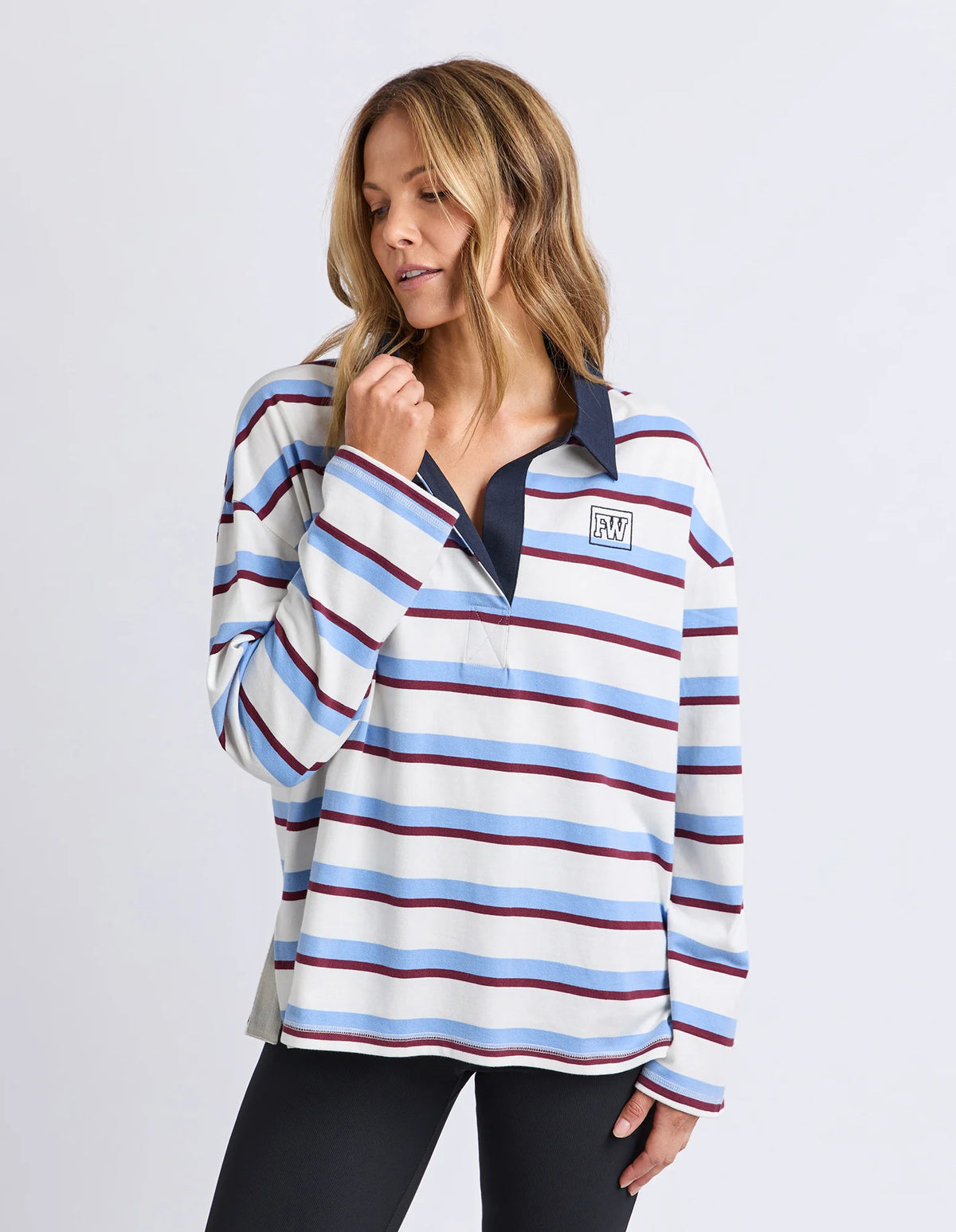 Foxwood Cindy Stripe Rugby Top