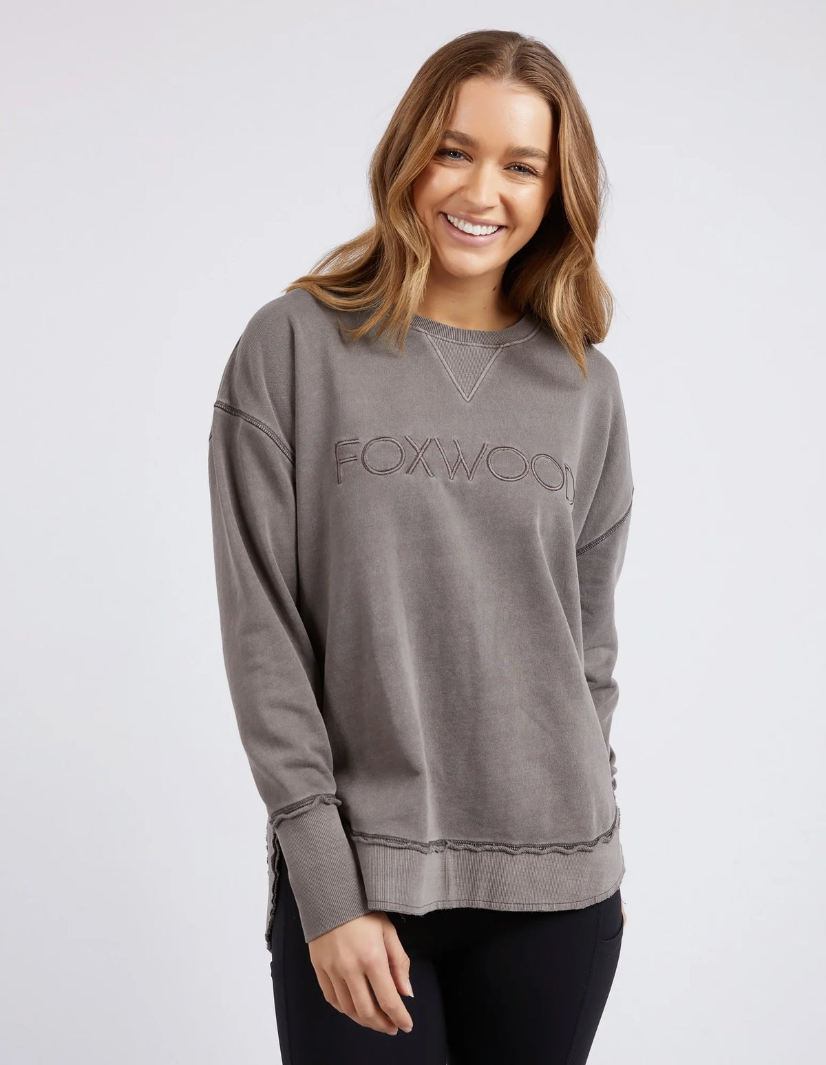 Simplified Chocolate Brown Crew