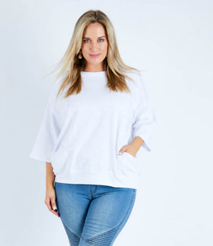 Mazie White Sweat