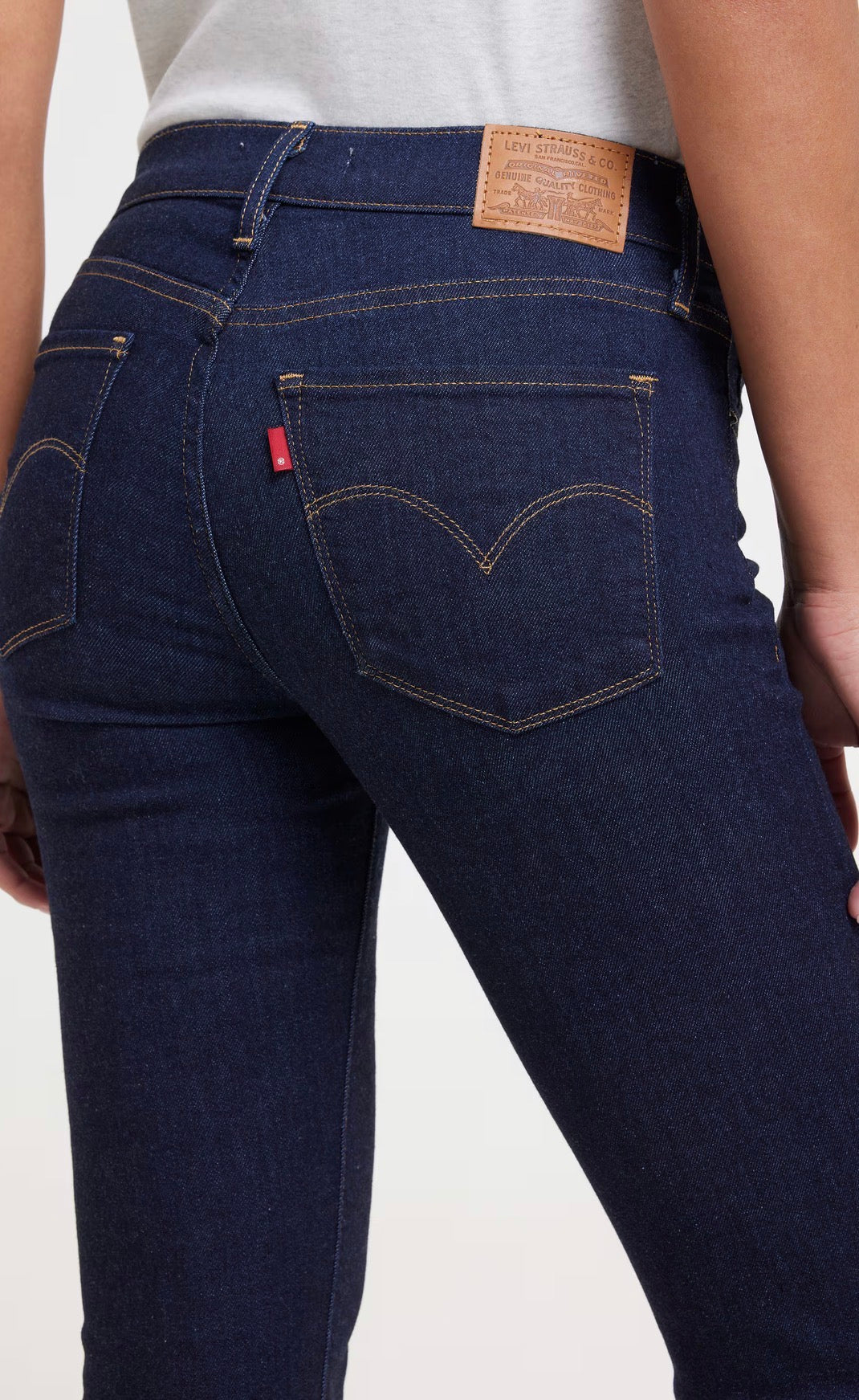 Levi Rinse Blue Levis 314 Shaping Straight Blue Wave Rinse 32 length – Love to Be...
