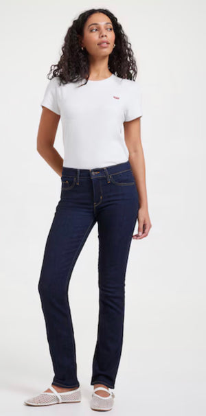Levis 314 Shaping Straight Blue Wave Rinse 32 length