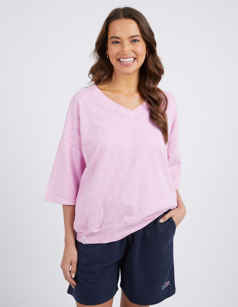 Mazie Sweet Lilac Vee Top