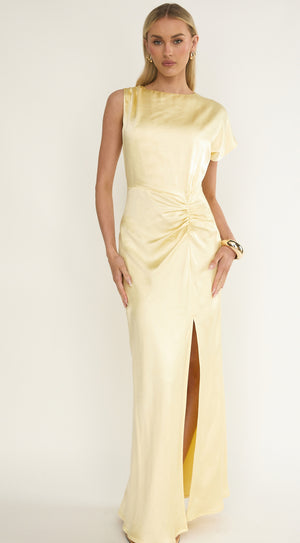 Claudia Butter Maxi Dress