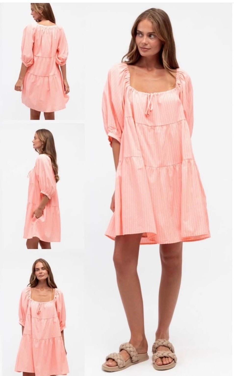 Label Of Love Pink Stripe Dress