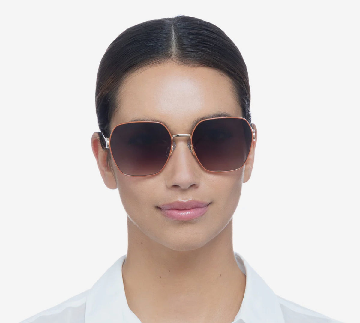 Oroton Elm Gold Rust Sunglass