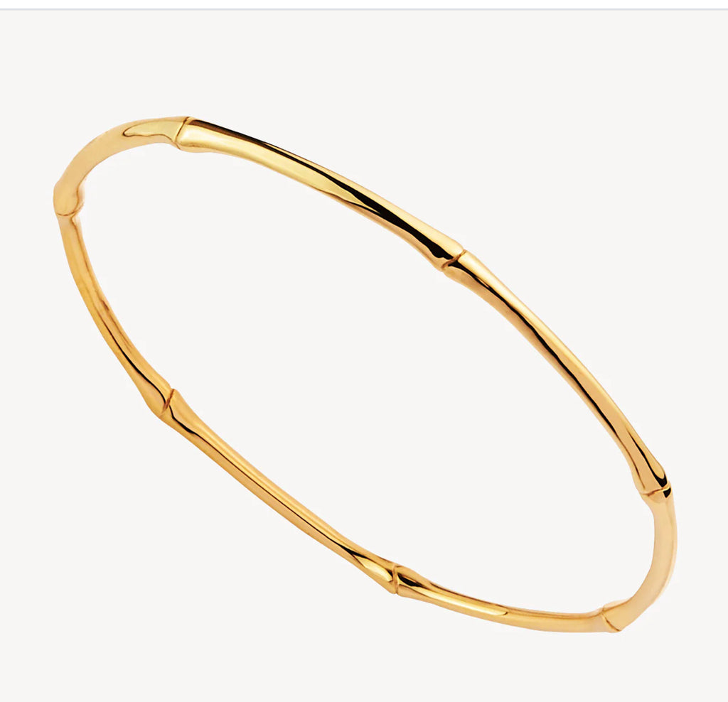 Bamboo Bangle Gold 64 mm
