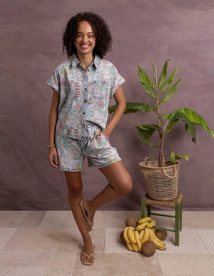 Elm Jade Printed Short