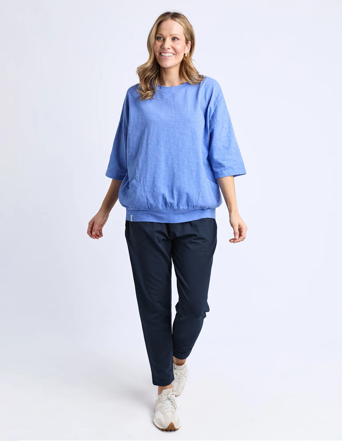 Elm Mazie Sweat Cornflower