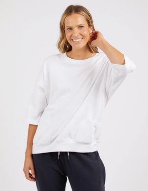 Mazie White Sweat