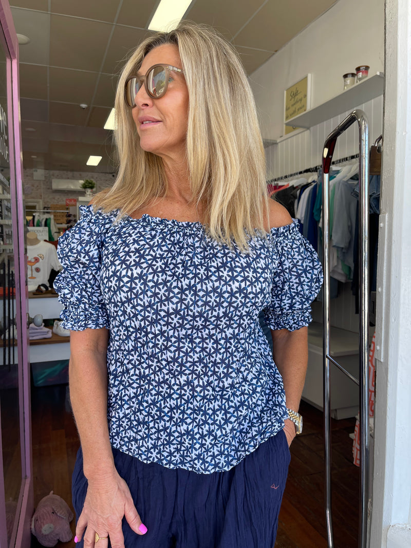 Nora Starfish Ink Top