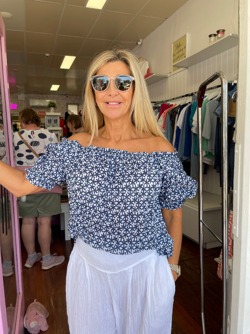 Nora Starfish Ink Top