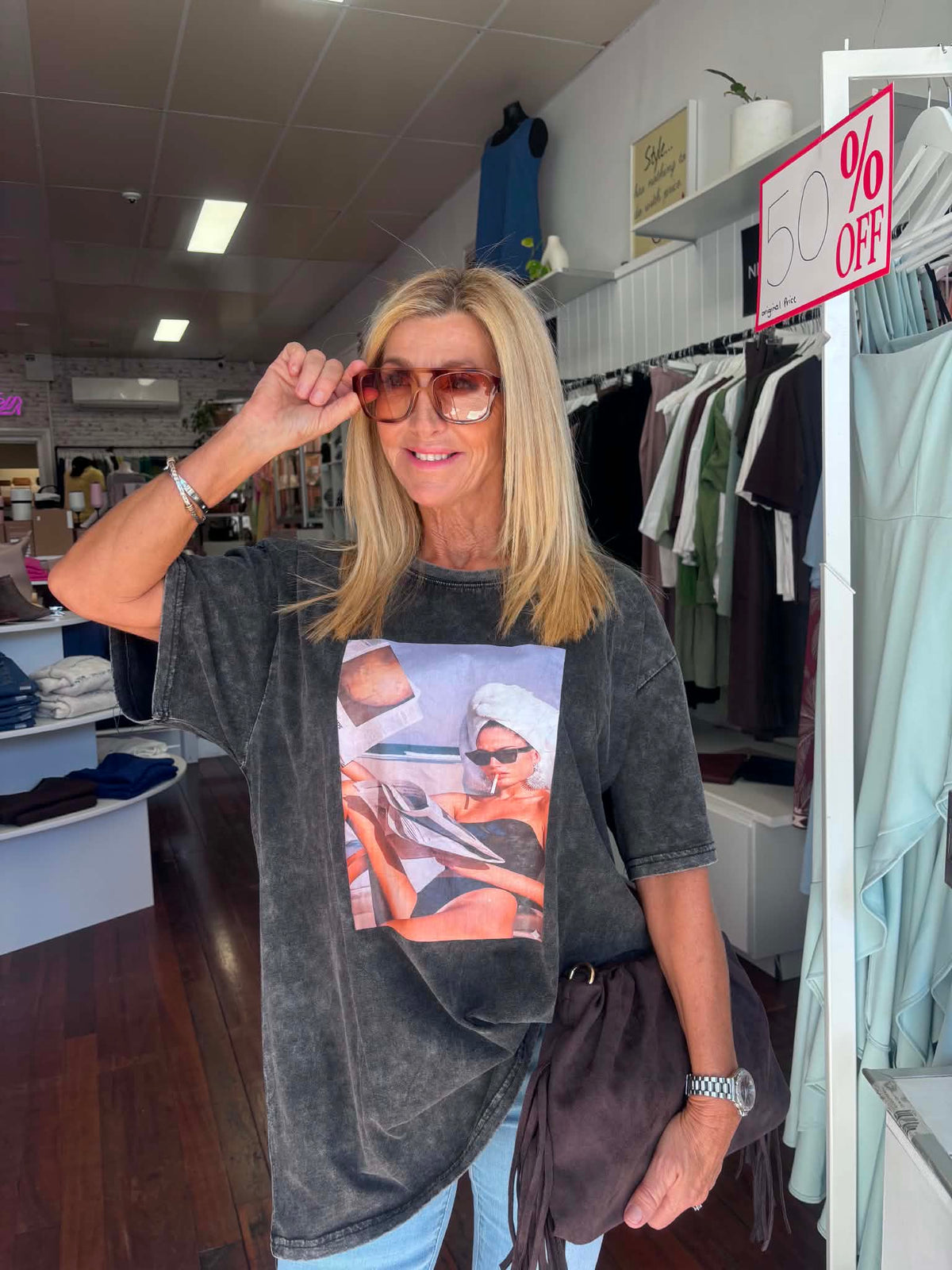 Gia Vintage Tee Oversized