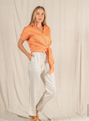 Papaya Baker Tie Shirt