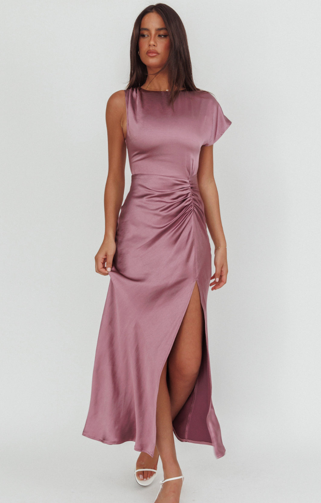 Claudia Grape Maxi Dress