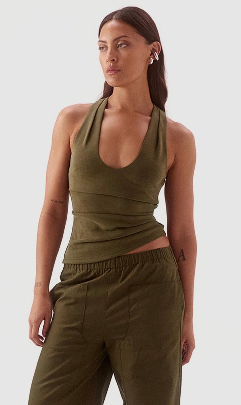 Lora Tank Khaki Sovere