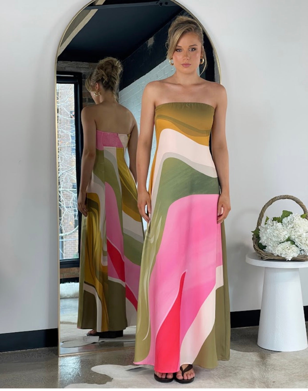 Carly Strapless Dress