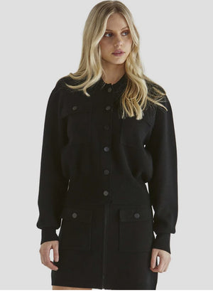 Baldwin Knit Jacket Black